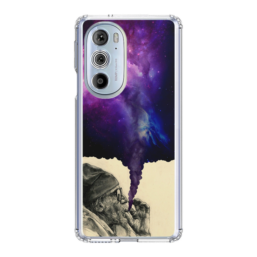 Smoking Galaxy Motorola Edge Plus 2022 Case