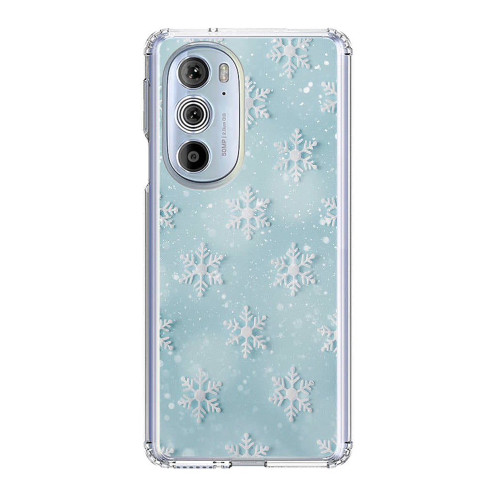 Snowflakes Pattern Motorola Edge Plus 2022 Case