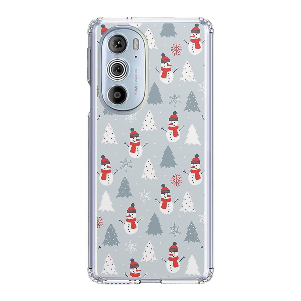 Snowmans Pattern Motorola Edge Plus 2022 Case