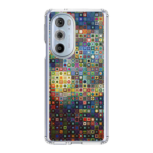 Starry Night Tiles Motorola Edge Plus 2022 Case