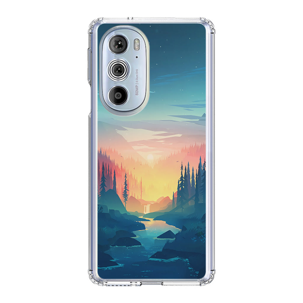 Sunset at The River Motorola Edge Plus 2022 Case