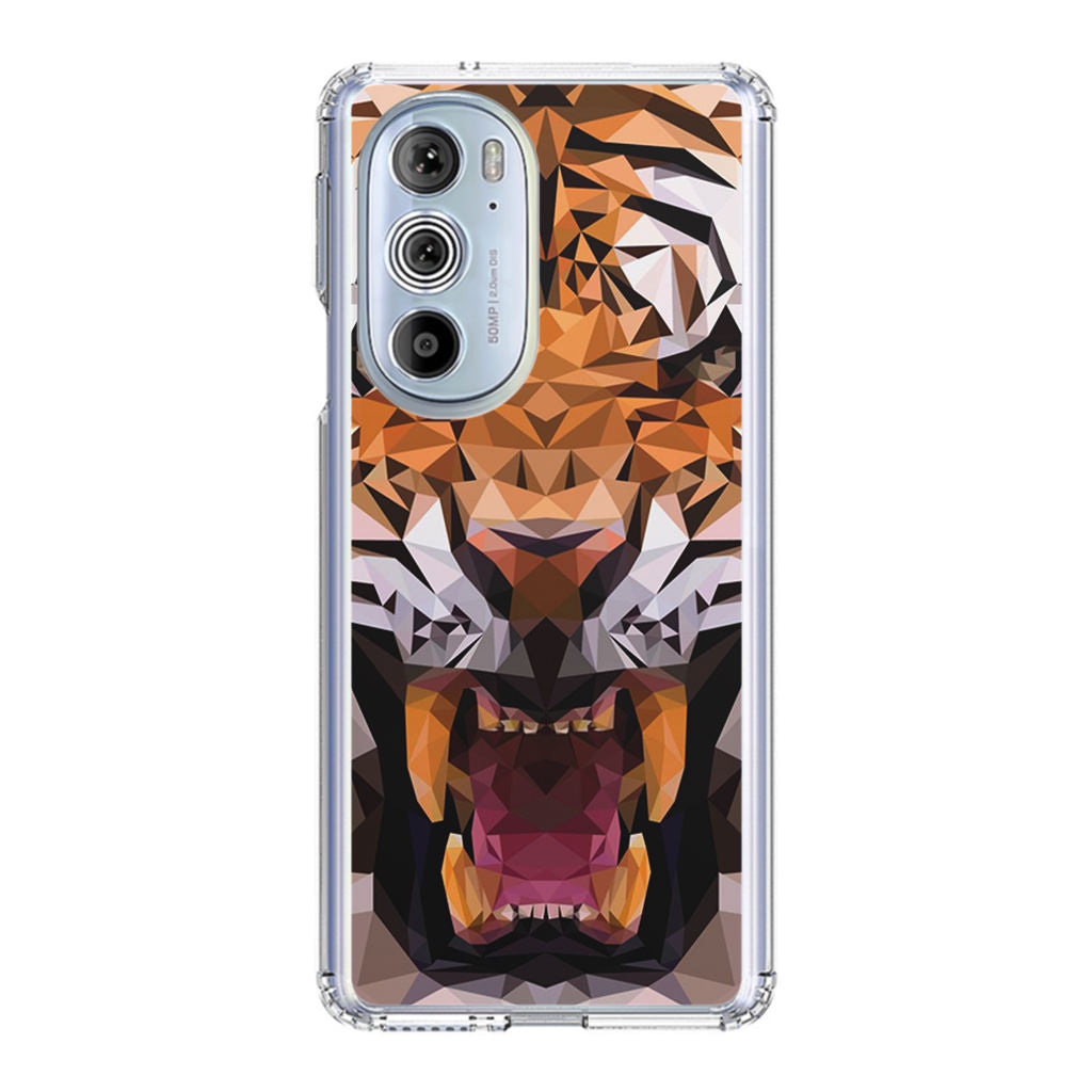 Tiger Polygon Motorola Edge Plus 2022 Case