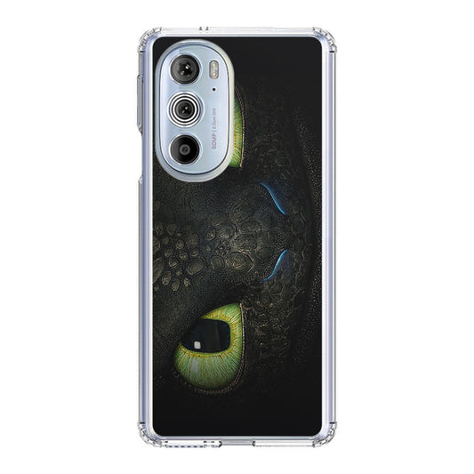 Toothless Dragon Eyes Close Up Motorola Edge Plus 2022 Case