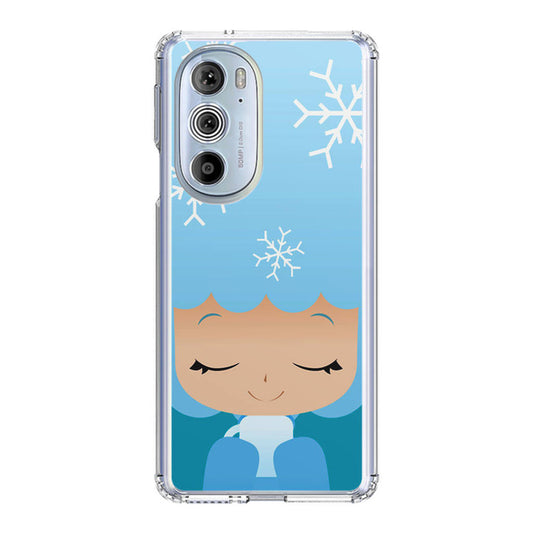 Winter Afro Girl Motorola Edge Plus 2022 Case