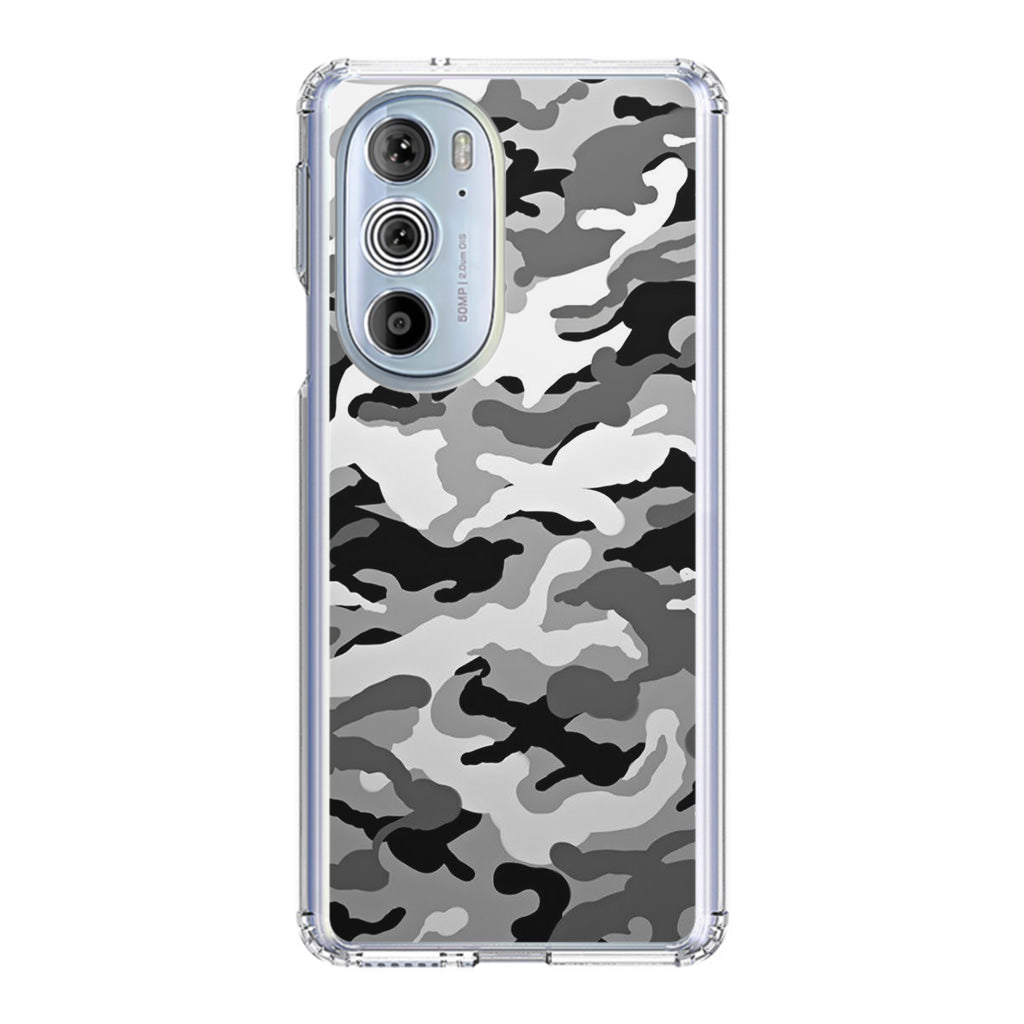 Winter Army Camo Motorola Edge Plus 2022 Case