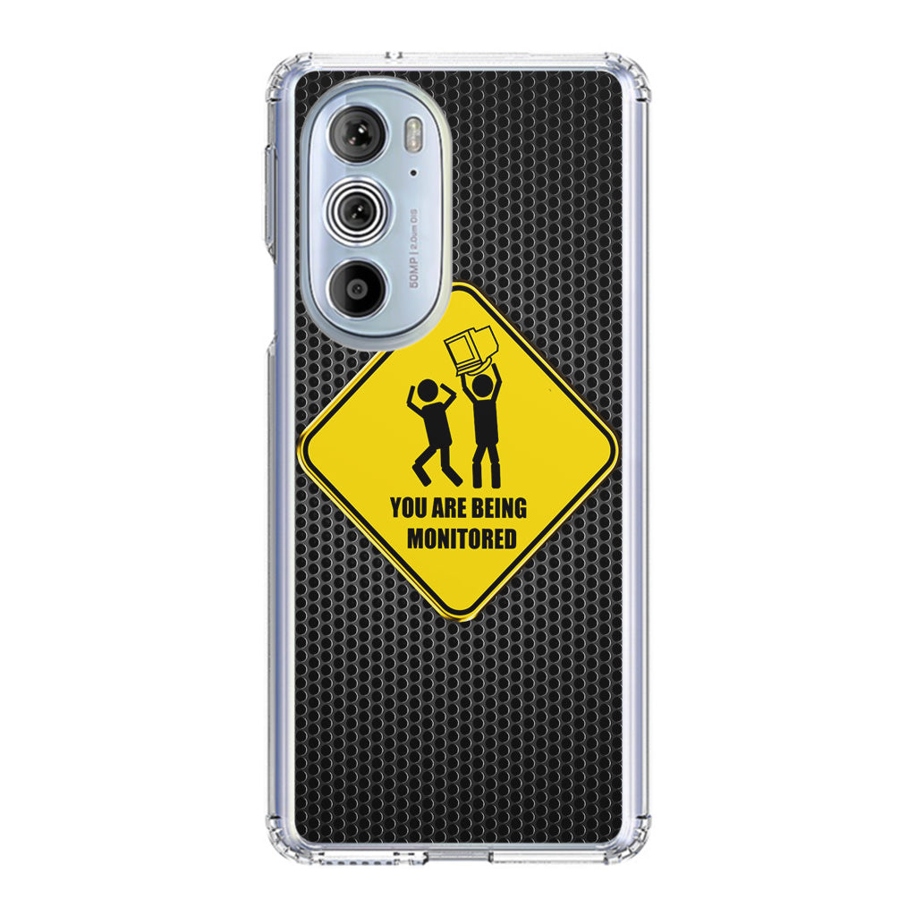 You Are Being Monitored Motorola Edge Plus 2022 Case