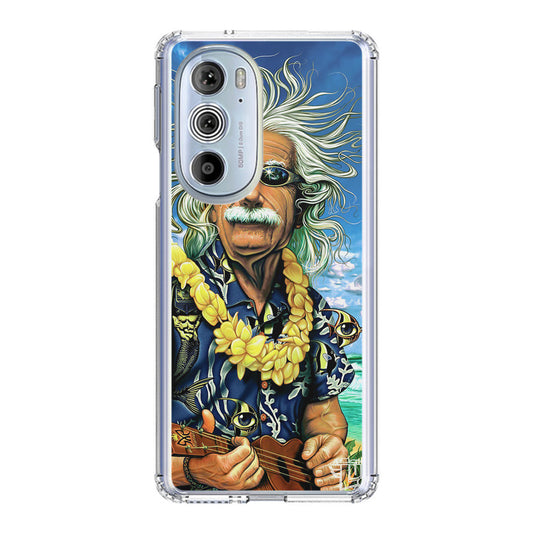 Albert Enstein On Vacation Motorola Edge Plus 2022 Case