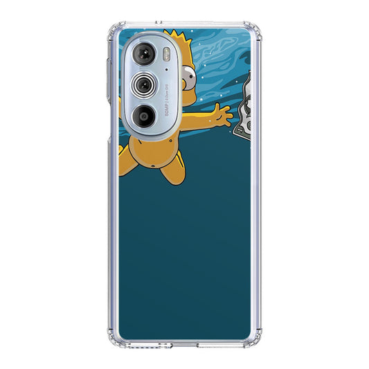 Bart Swimming For Money Motorola Edge Plus 2022 Case