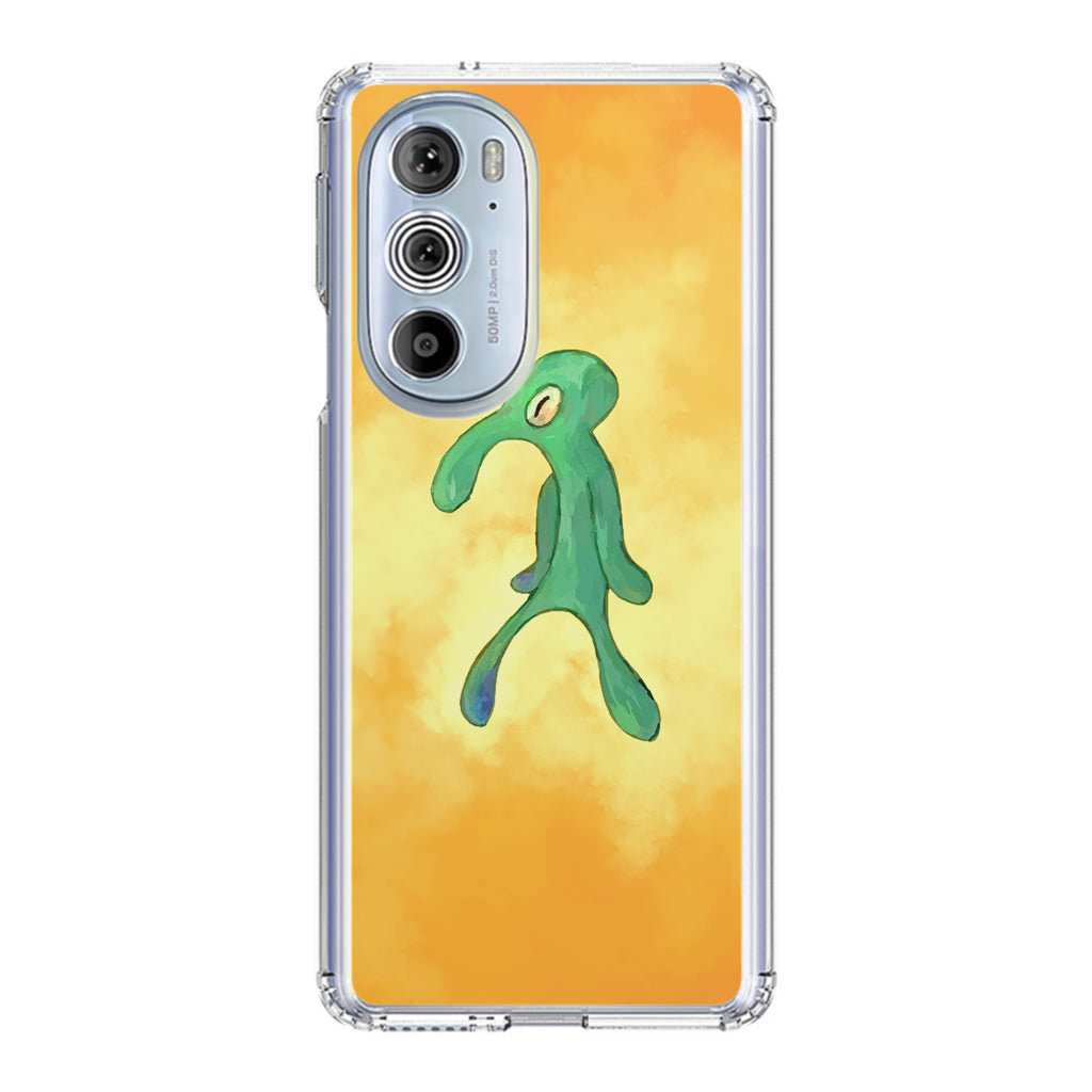 Bold and Brash Squidward Painting Motorola Edge Plus 2022 Case