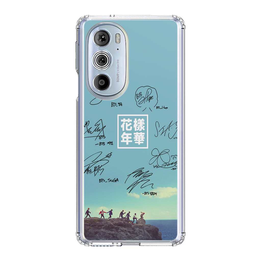 BTS Signature Motorola Edge Plus 2022 Case