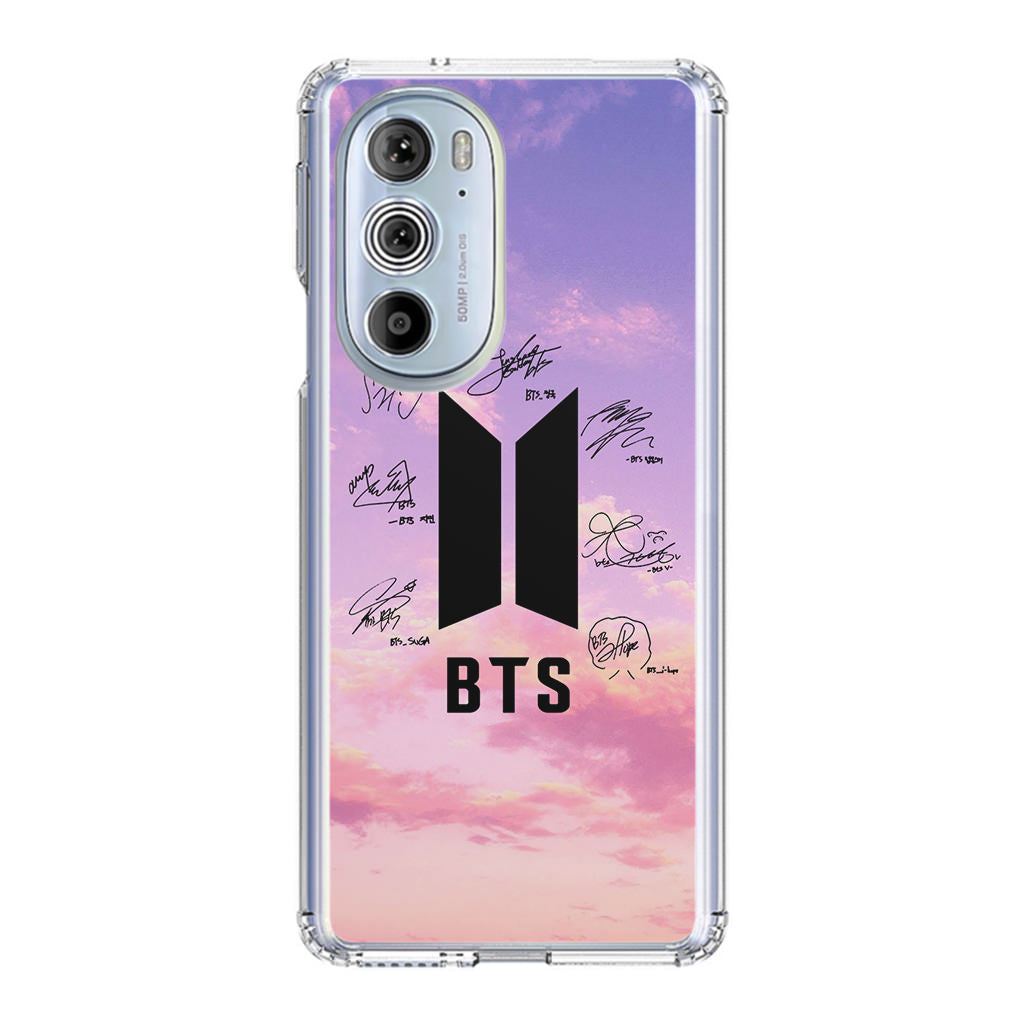 BTS Signature 2 Motorola Edge Plus 2022 Case