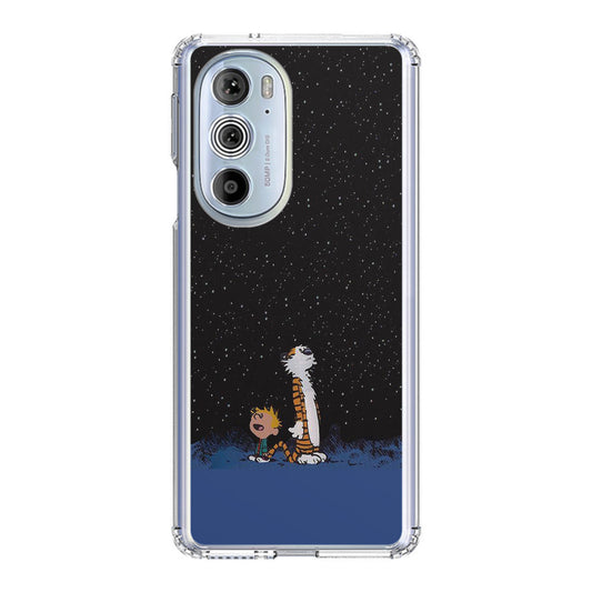 Calvin and Hobbes Space Motorola Edge Plus 2022 Case