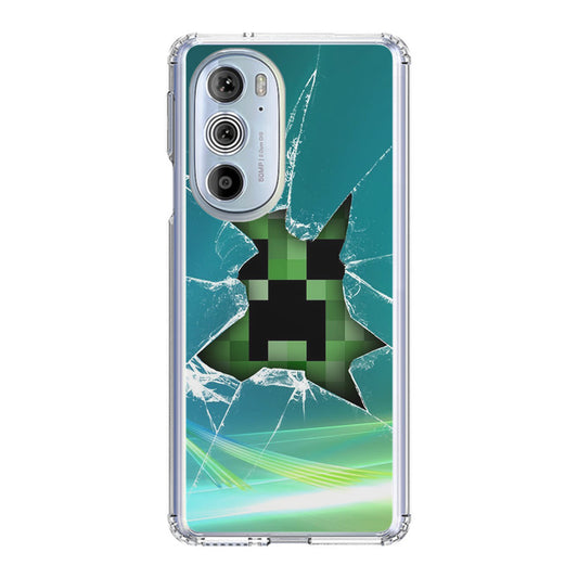 Creeper Glass Broken Green Motorola Edge Plus 2022 Case