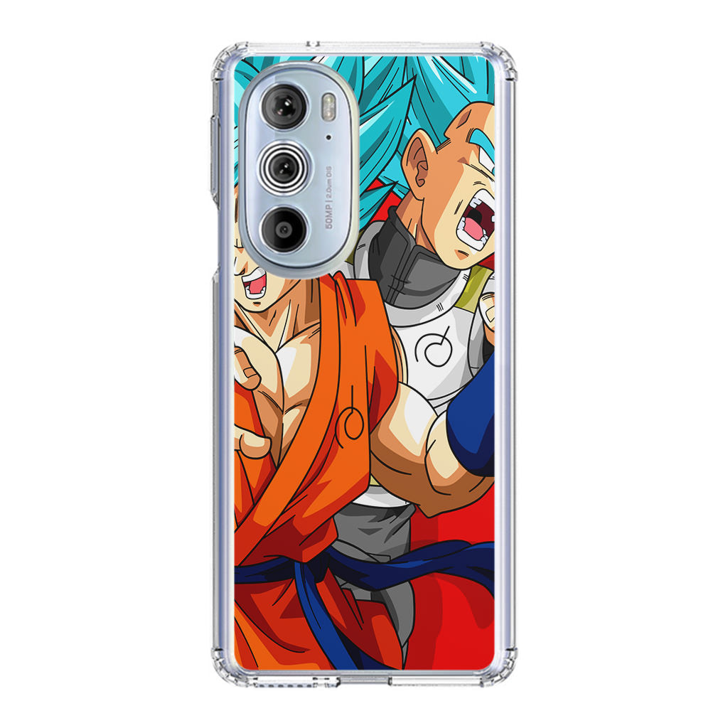 Dragon Ball Super SSGSS Goku And Vegeta Motorola Edge Plus 2022 Case