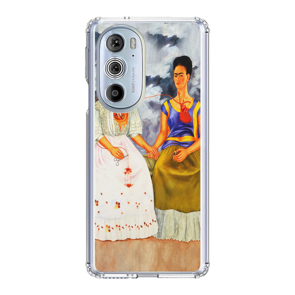 Frida Kahlo The Two Fridas Motorola Edge Plus 2022 Case