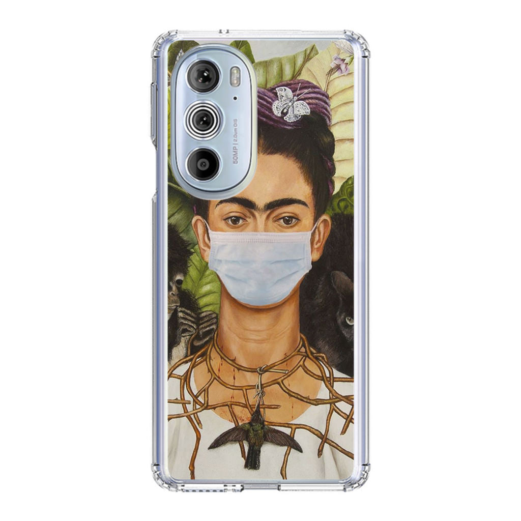 Frida Kahlo Wear Mask Motorola Edge Plus 2022 Case