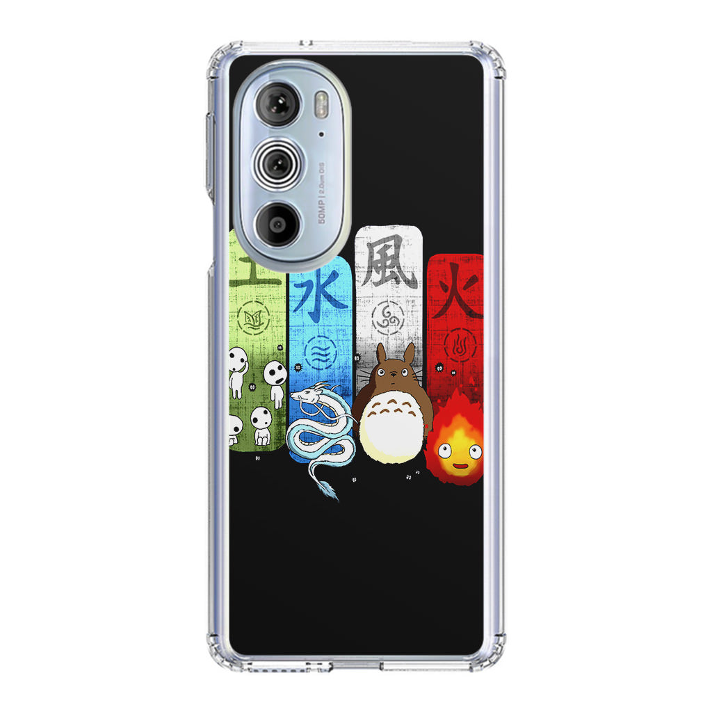 Ghibli Elemental Charms Motorola Edge Plus 2022 Case