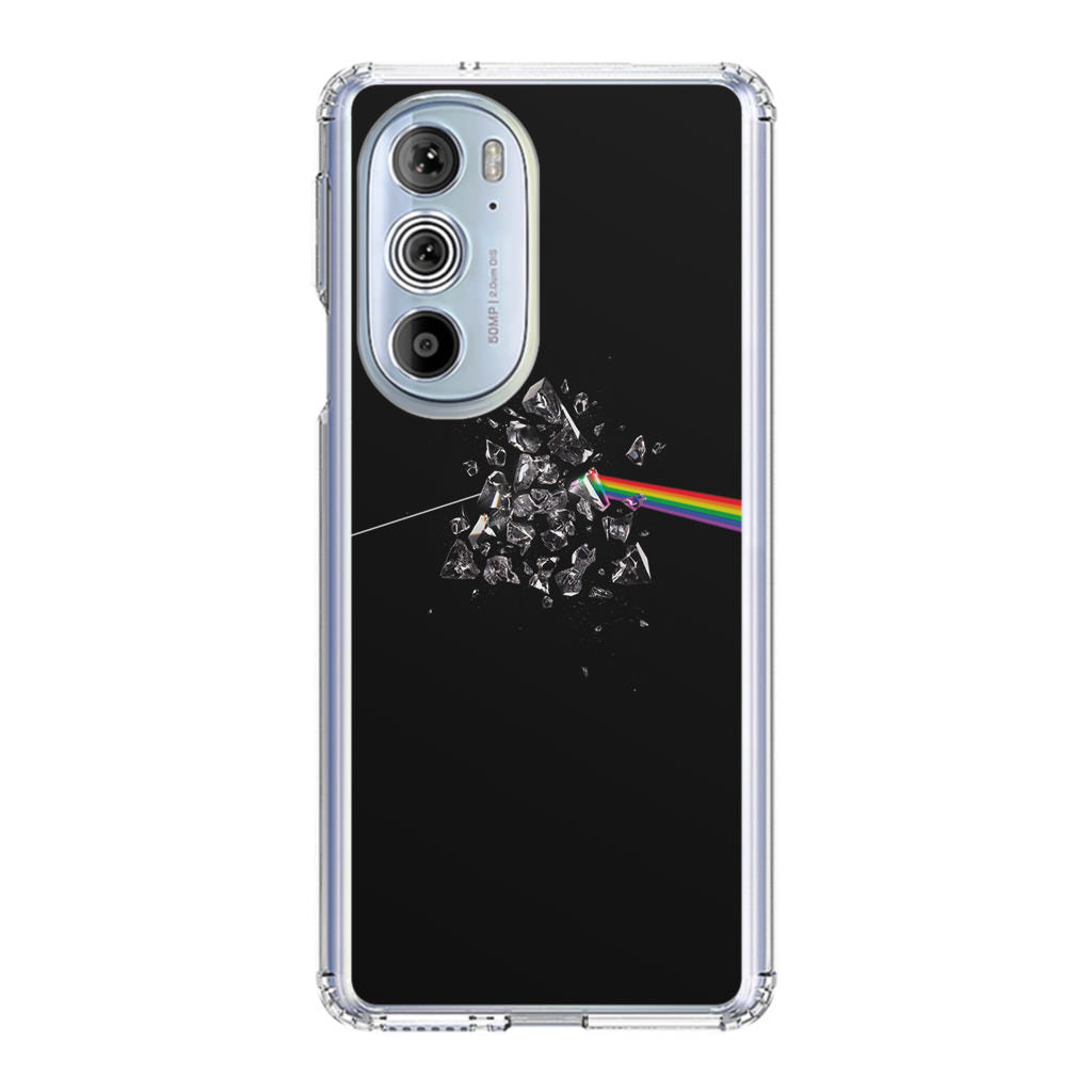 Glass Broken Light Refraction Motorola Edge Plus 2022 Case