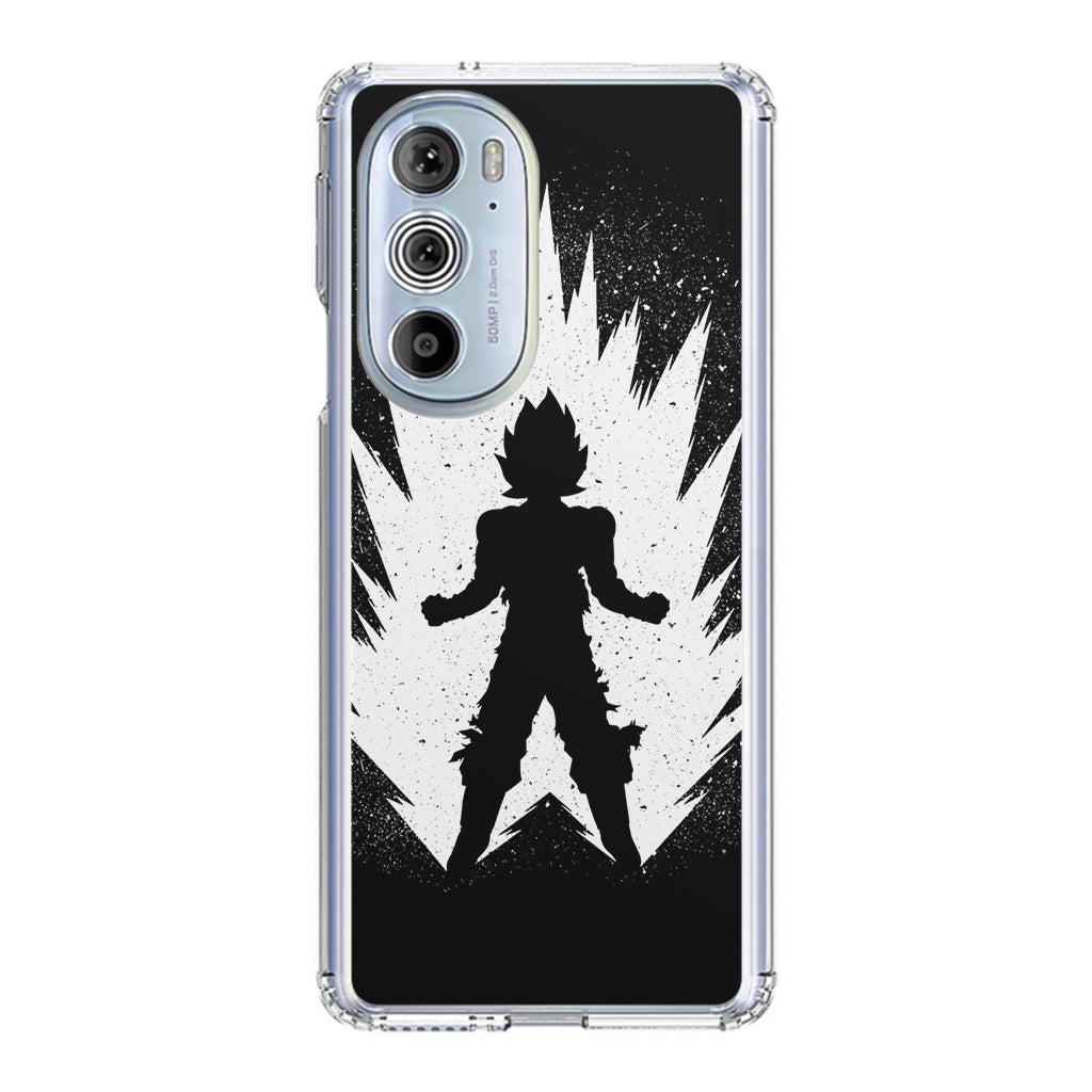 Goku Super Saiyan Black White Motorola Edge Plus 2022 Case