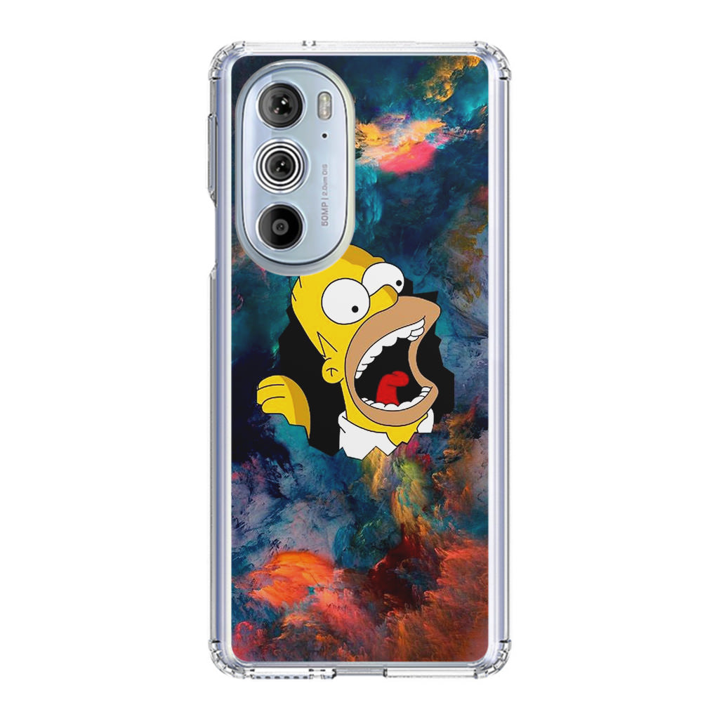 Homer Behind The Black Hole Motorola Edge Plus 2022 Case