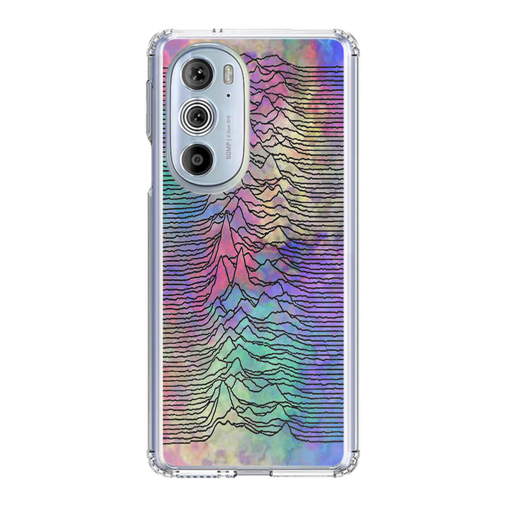 Joy Division Unknown Pleasures Colorful Motorola Edge Plus 2022 Case