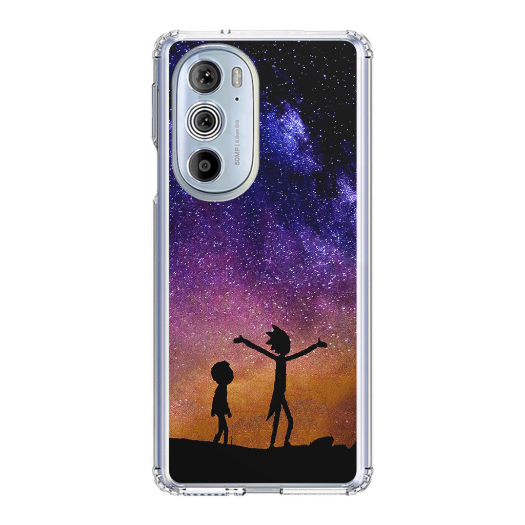 Morty Space Nebula Motorola Edge Plus 2022 Case