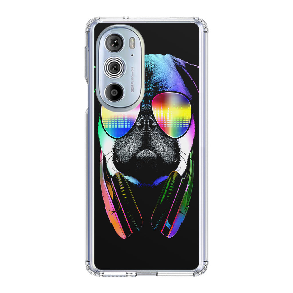 Music Lover Pug V Motorola Edge Plus 2022 Case