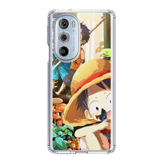 One Piece Little Sabo Ace Luffy Cute Motorola Edge Plus 2022 Case