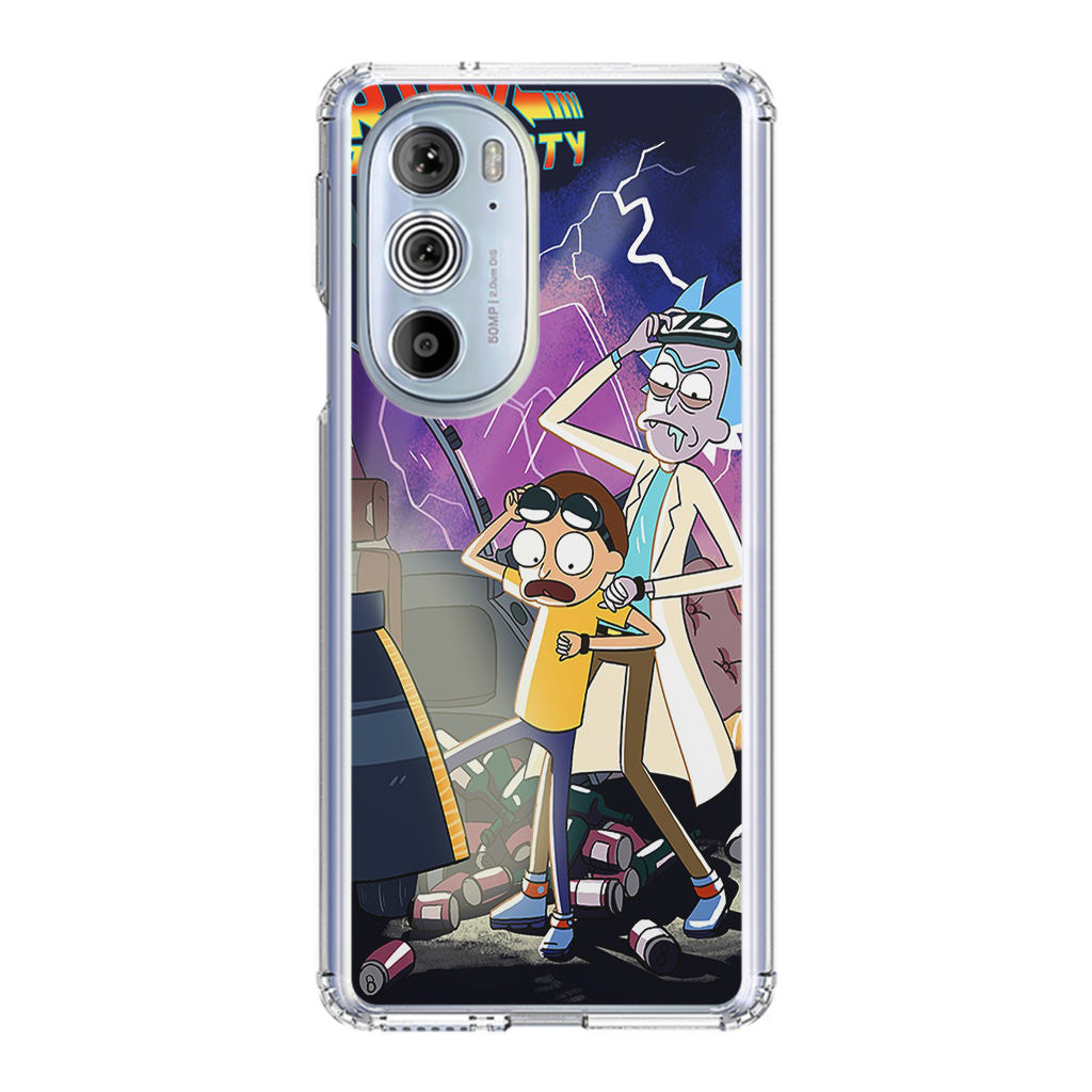 Rick And Morty Back To The Future Motorola Edge Plus 2022 Case