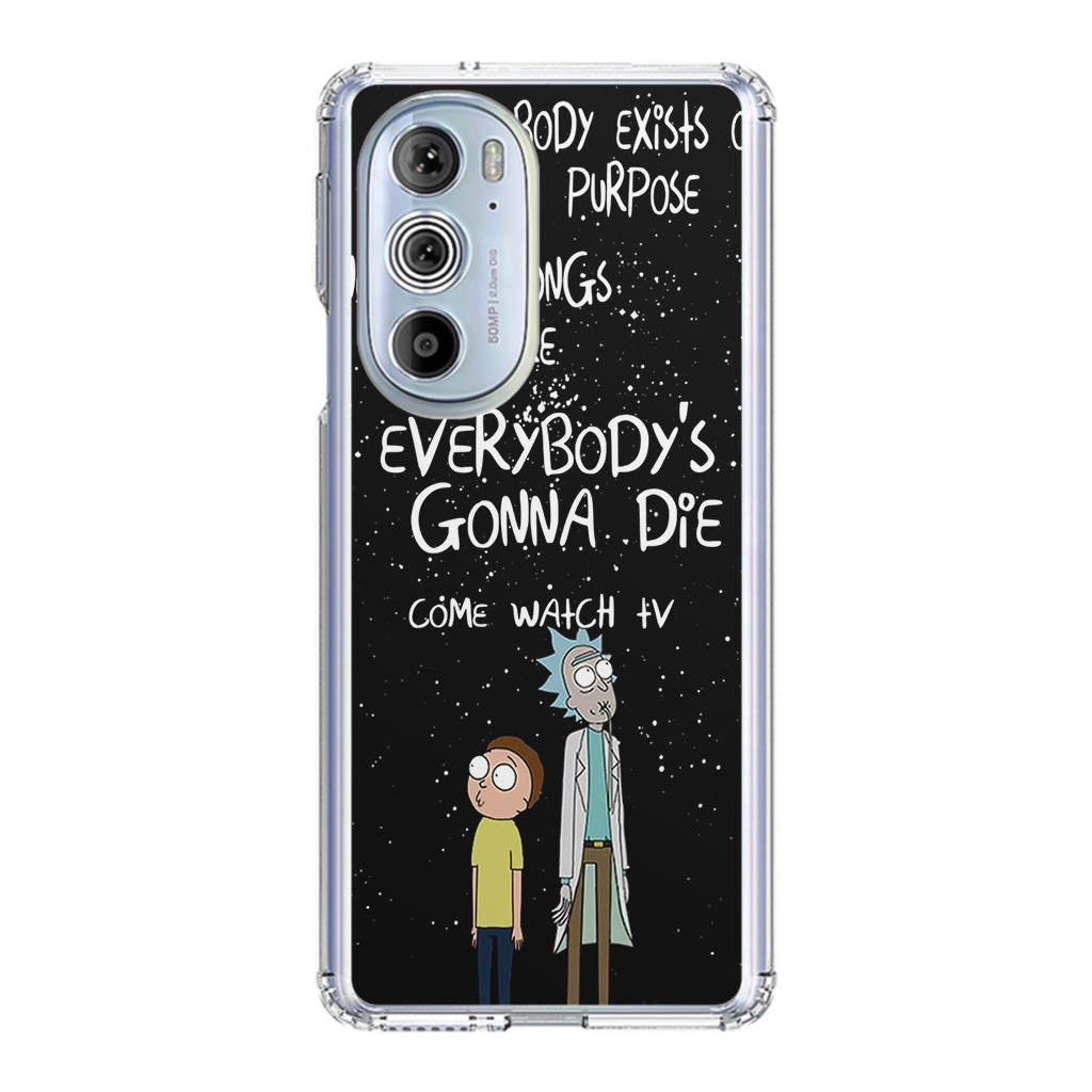 Rick And Morty Quotes Motorola Edge Plus 2022 Case