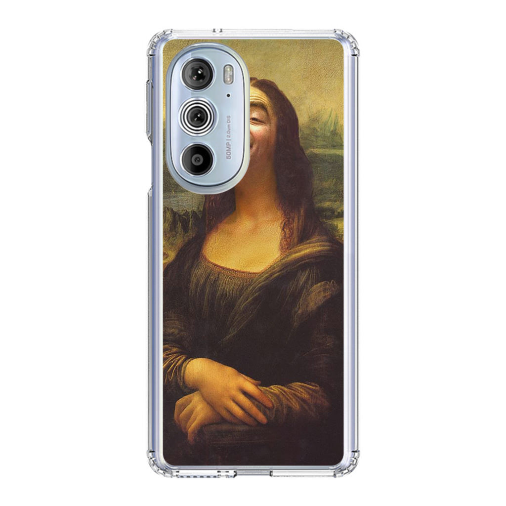 Rowan Atkinson Monalisa Funny Motorola Edge Plus 2022 Case