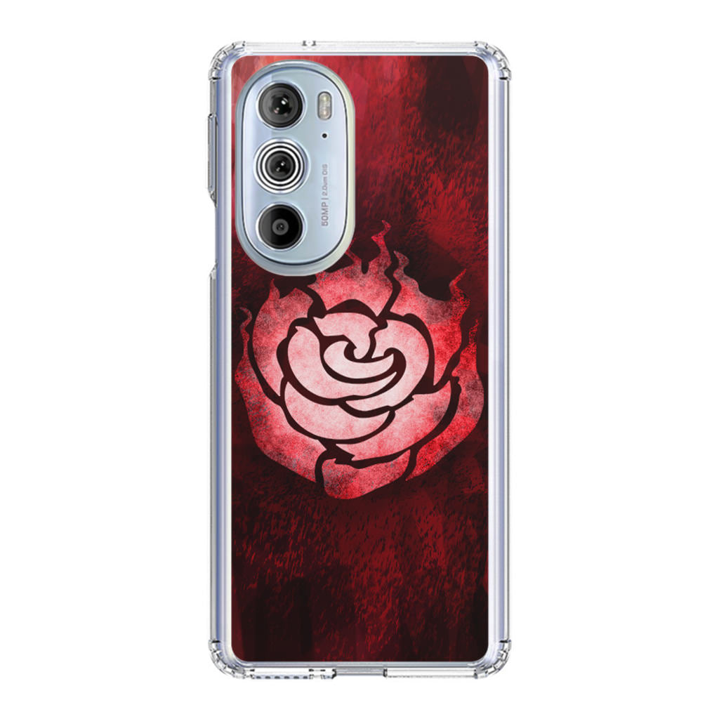 RWBY Ruby Rose Symbol Motorola Edge Plus 2022 Case