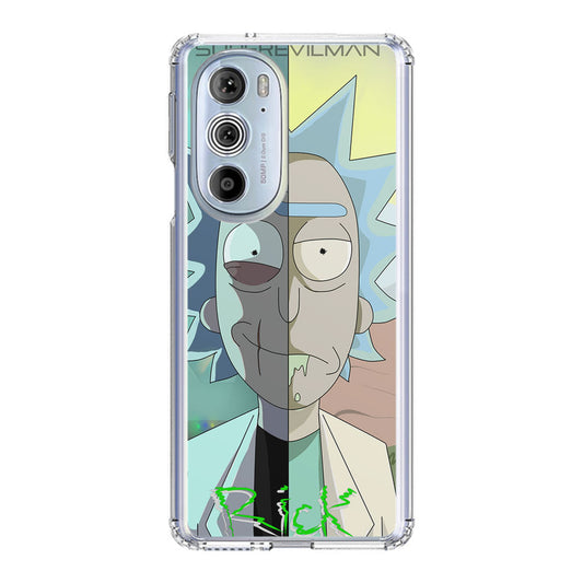 Super Evil Man Rick And Rick Motorola Edge Plus 2022 Case