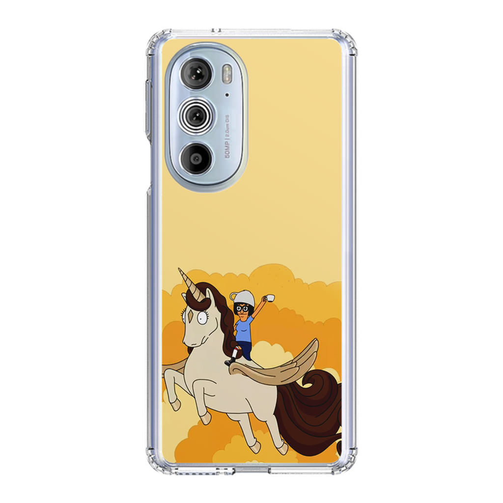 Tina Belcher And Unicorn Motorola Edge Plus 2022 Case