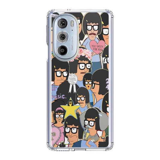 Tina Belcher Collage Motorola Edge Plus 2022 Case