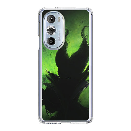 Villains Maleficent Silhouette Motorola Edge Plus 2022 Case