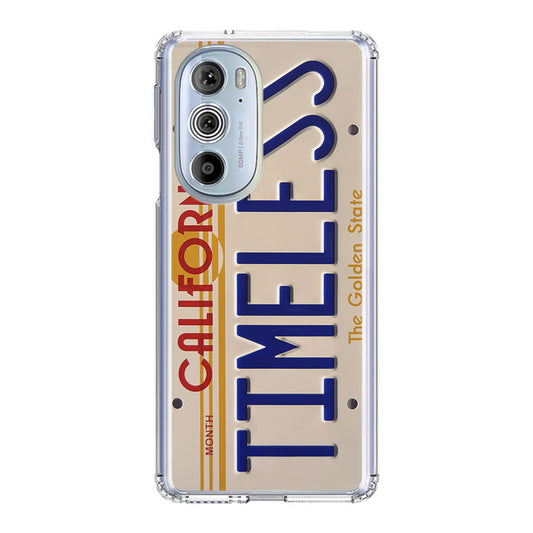 Back to the Future License Plate Timeless Motorola Edge Plus 2022 Case