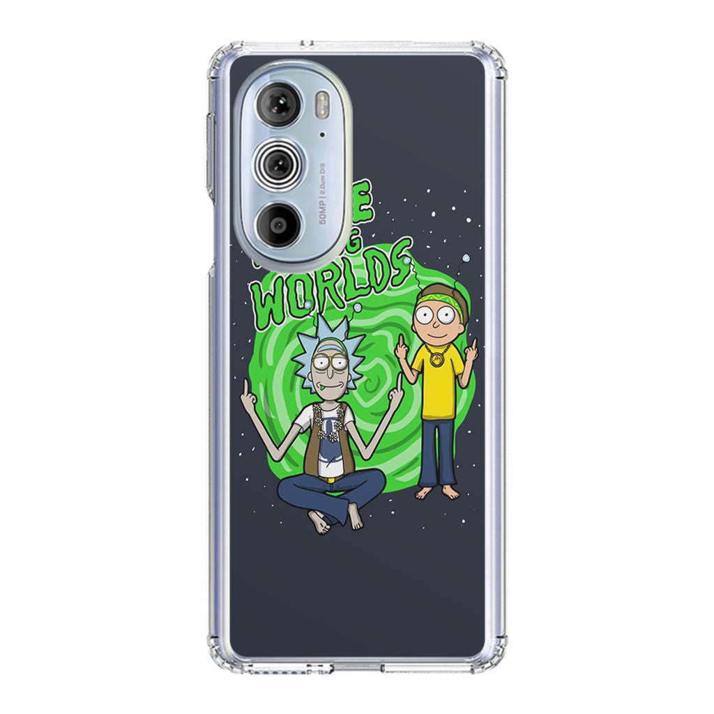 Rick And Morty Peace Among Worlds Motorola Edge Plus 2022 Case