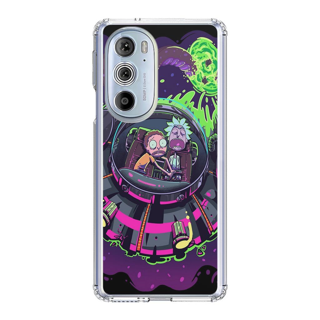 Rick And Morty Spaceship Motorola Edge Plus 2022 Case