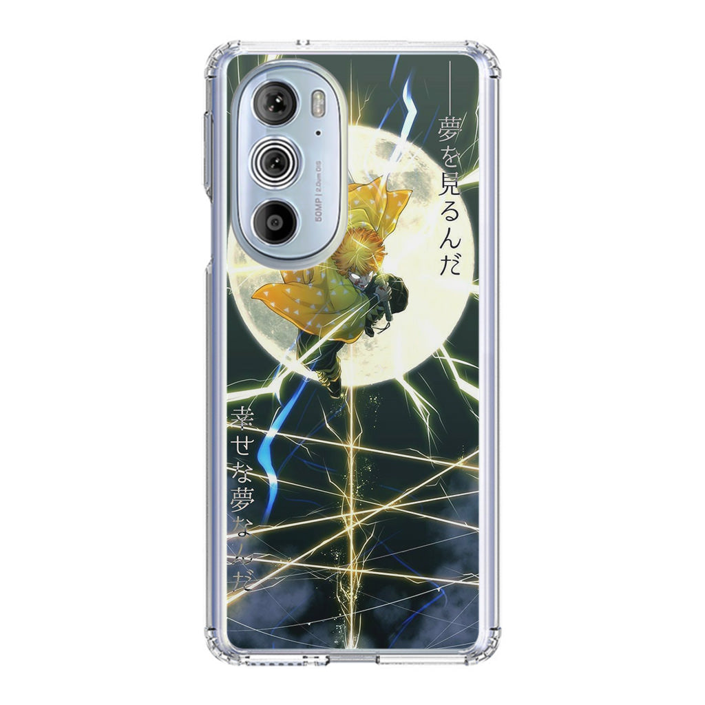 Zenitsu Demon Slayer Motorola Edge Plus 2022 Case