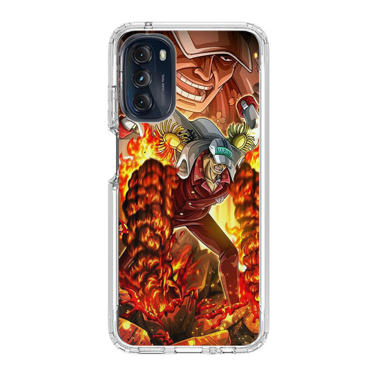Akainu Exploding Volcano Motorola Moto G 5G 2022 Case