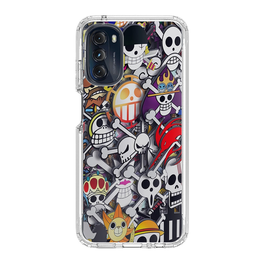 All Pirate Symbols One Piece Motorola Moto G 5G 2022 Case