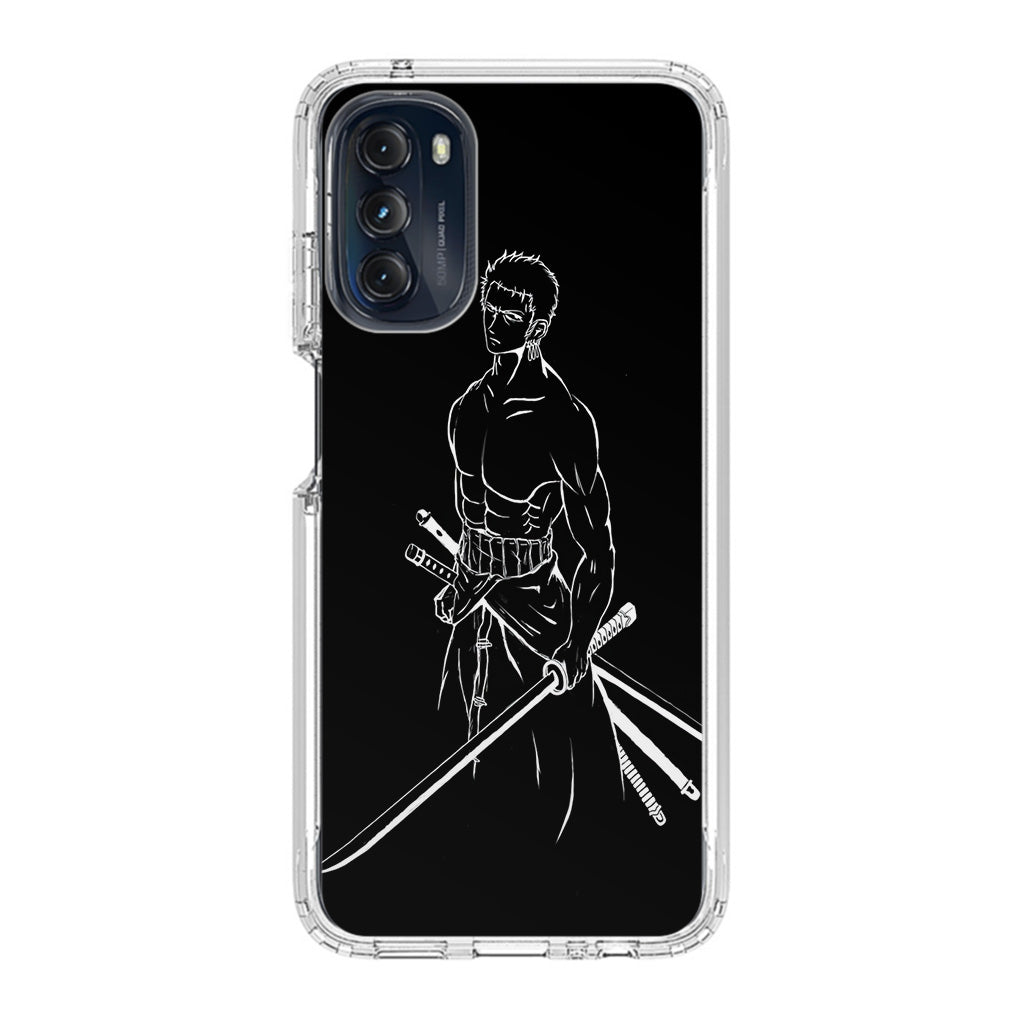 Roronoa Zoro Outlines Motorola Moto G 5G 2022 Case