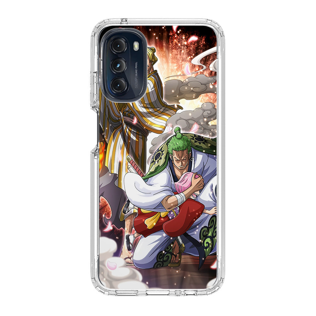 Sanji And Zoro Saving Otoko Motorola Moto G 5G 2022 Case