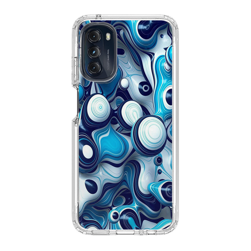 Abstract Art All Blue Motorola Moto G 5G 2022 Case