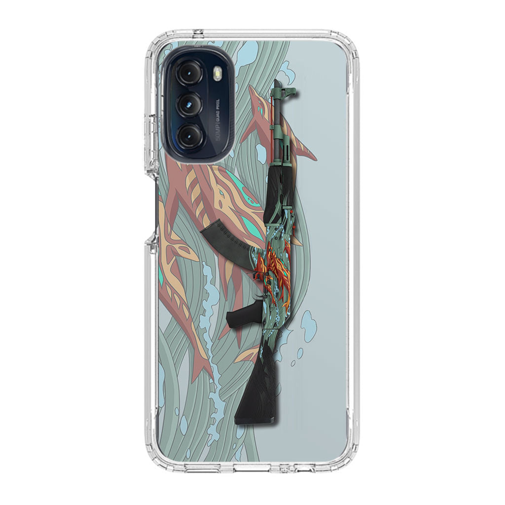 AK-47 Aquamarine Revenge Motorola Moto G 5G 2022 Case