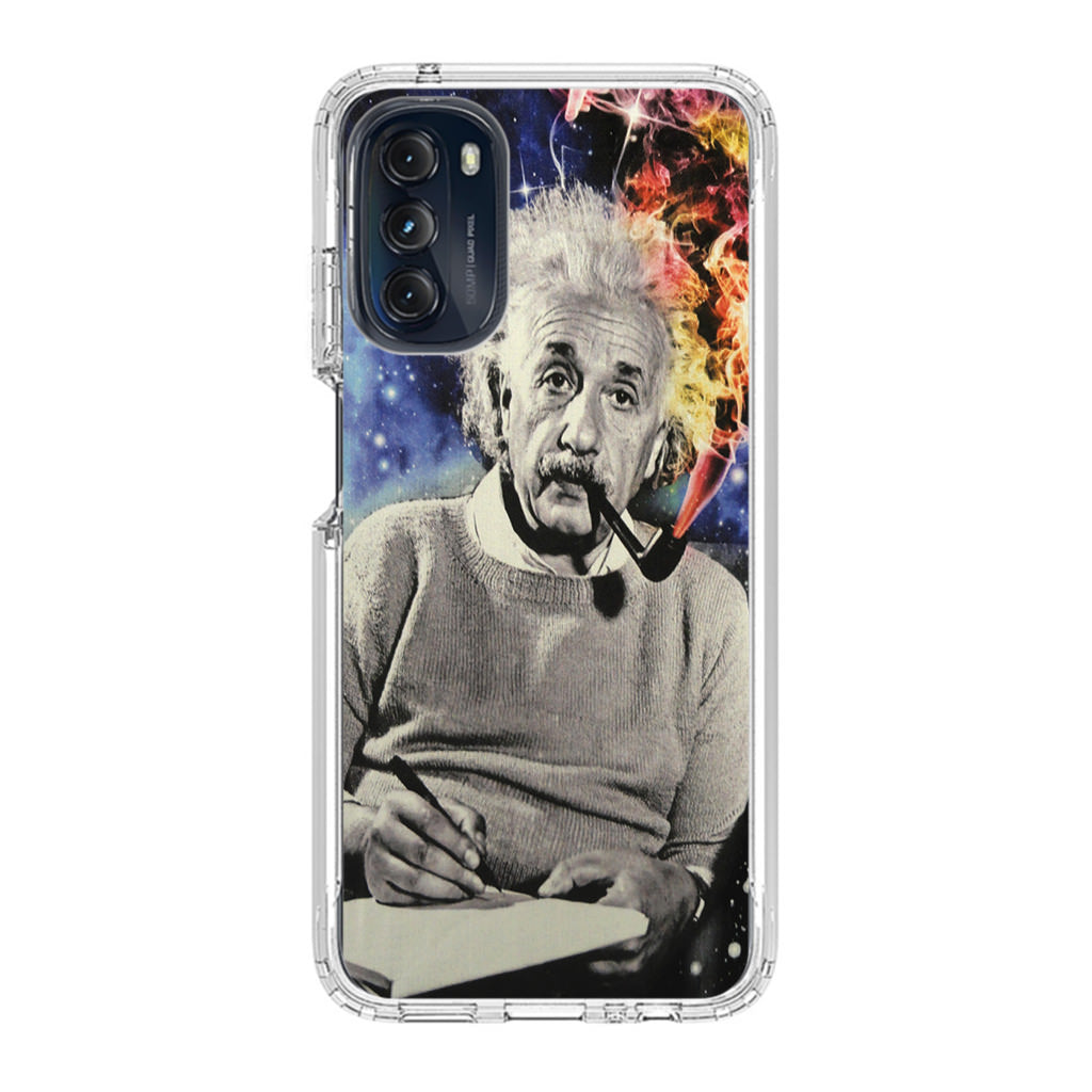 Albert Einstein Smoking Motorola Moto G 5G 2022 Case