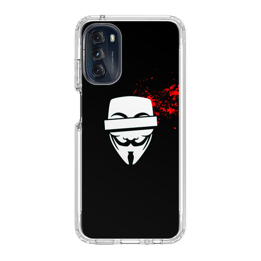 Anonymous Blood Splashes Motorola Moto G 5G 2022 Case