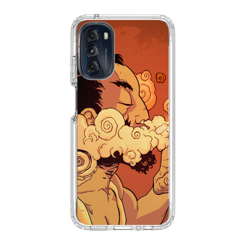 Artistic Psychedelic Smoke Motorola Moto G 5G 2022 Case