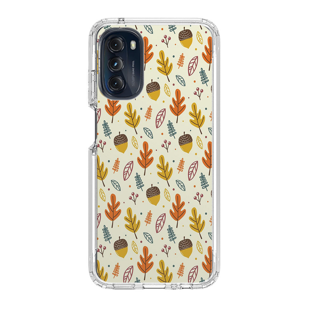 Autumn Things Pattern Motorola Moto G 5G 2022 Case